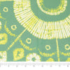 Stitch & Sparkle 100% Polyester, 57" Wide Charmeuse, Diamond Shibori- Green, Cut By Yard