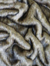 Vintage Wolf Animal Coat Costume Faux Fur Fabric / Sold By The Yard