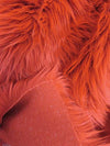 Neon Green UV Reactive Solid Shaggy Faux Fur Fabric / Sold By The Yard