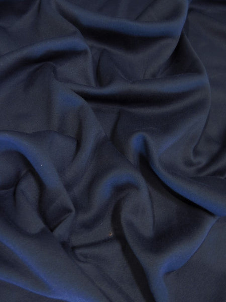 Tejido de forro polar para sudaderas y ropa / Azul marino, vendido por metros