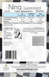 Nina Supersized - Fat Quarter Pattern 223