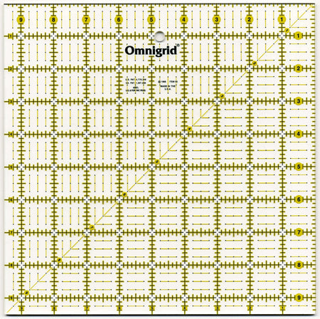 Regla Omnigrid de 9 1/2 pulgadas cuadradas
