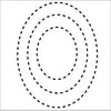 Oval Quilt Plantilla