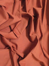 Tejido de punto Ponte De Roma con spandex / Marsala / Se vende por yardas