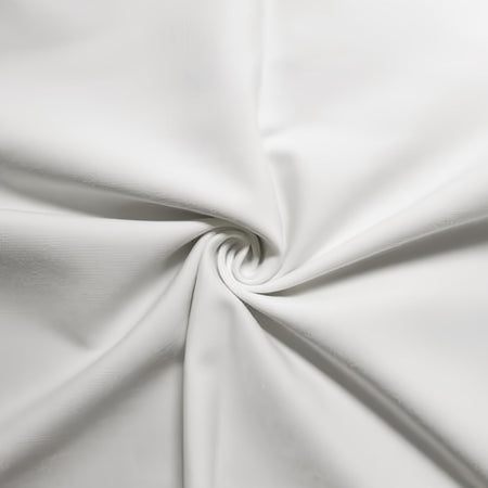 Tejido de spandex de punto «Ponte De Roma» / Blanco / Se vende por yarda