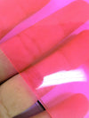 Pink (12 Gauge) Tinted Plastic Vinyl Fabric / Sold By The Yard
