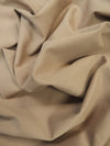 Tejido de punto Ponte De Roma con spandex / Moca / Se vende por yardas