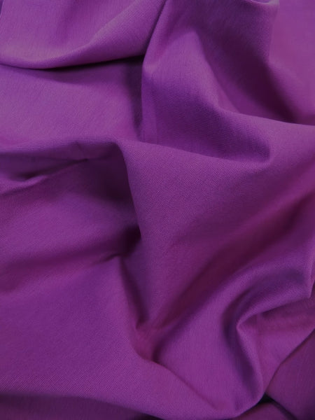 Tejido de spandex de punto «Ponte De Roma» / Morado claro / Se vende por yardas