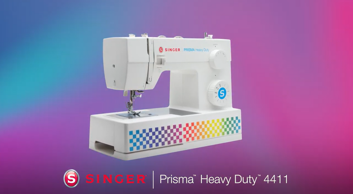 The SINGER® | PRISMA™ Heavy Duty™ sewing machine combines trendy, bold styling with strong piercing power for endless inspiration and creative expression.