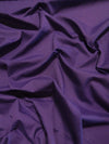 Tejido liso de poliéster y algodón, ancho 147 cm/152 cm / Morado / Se vende por metros