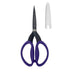 Tijeras Perfect Scissors, color morado, 19,7 cm, hoja grande con microdentado y antideslizante