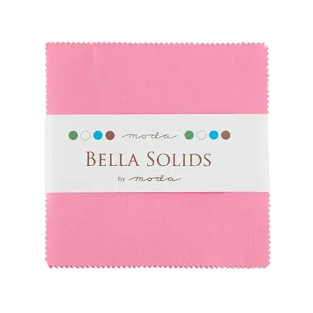 Pink Bella Solids 30's Pin Charm Pack Precuts
