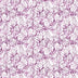 Tela de algodón con estampado floral morado de Daphne, 44"/45", por yarda