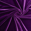 Heavy Stretch Velvet Spandex Fabric||color:Purple