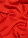 Tejido liso de poliéster y algodón, ancho 147 cm/152 cm / Rojo / Se vende por metros