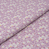 Roc-lon 100 % algodón, 108" de ancho, forro para colchas, estampado floral morado, se vende por yardas