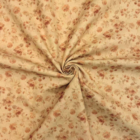 Roc-lon® 100 % algodón, 108" de ancho, estampado floral «Vintage Rose» por toda la tela, se vende por yardas