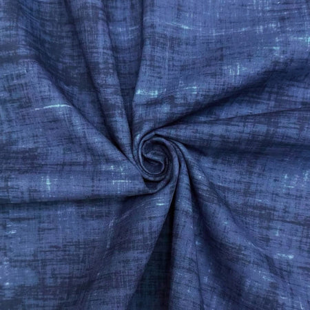 Roc-lon® 100 % algodón, 108" de ancho, cobalto tono sobre tono, se vende por yardas