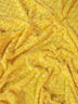 Canary Yellow Minky Rose/Rosette Floral Baby Soft Fabric / Sold By The Yard