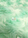 Chocolate Minky Rose/Rosette Floral Baby Soft Fabric / Sold By The Yard