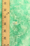 Tropic Fuchsia Minky Rose/Rosette Floral Baby Soft Fabric / Sold By The Yard