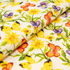 SINGER®  Fabric,  100% Cotton, 44 Inch Wide, Yellow And Green Butterfly, Cut by the Yard
