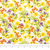 SINGER®  Fabric,  100% Cotton, 44 Inch Wide, Yellow And Green Butterfly, Cut by the Yard