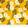 SINGER®  Fabric,  100% Cotton, 44 Inch Wide, Orange And Green Butterfly, Cut by the Yard