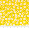 SINGER®  Fabric,  100% Cotton, 44 Inch Wide, Daisys On Yellow, Cut by the Yard