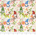 Tela SINGER®, 100 % algodón, 44 pulgadas de ancho, «Springtime Gnomes White», vendida por yardas