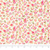 SINGER®  Fabric,  100% Cotton, 44 Inch Wide, Small Pink Flowers On White, Cut by the Yard