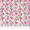 SINGER®  Fabric,  100% Cotton, 44 Inch Wide, Packed Pink Flowers, Cut by the Yard