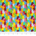 SINGER®  Fabric,  100% Cotton, 44 Inch Wide, Rainbow Gummy Bears, Cut by the Yard