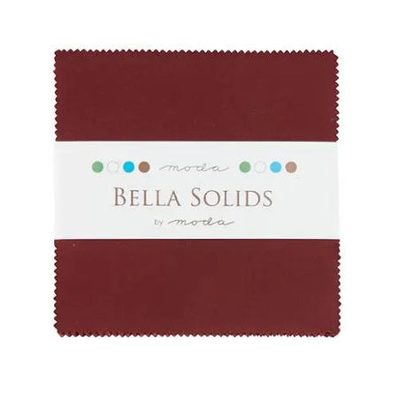 Paquete de retales «Red Burgundy Bella Solids»