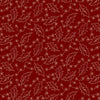 Tela de algodón «Red Holly Cozy Christmas» de gran ancho, por yarda