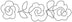 Rose Vine 4"x14" Quilt Stencil