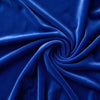 Heavy Stretch Velvet Spandex Fabric||color:Royal Blue