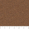 Rust Chevron Haberdashery Flannel Fabric per Yard