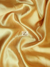 Solid Shiny Bridal Satin Fabric / Gold / Sold By The Yard