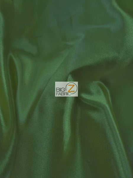 Tela de satén lisa y brillante para novias / Verde oscuro / Se vende por metros