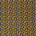 SINGER®  Fabric, 100% Cotton, 44 Inch Wide, Candy Corn And Purple Dots On Blk, Cut by the Yard