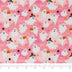 SINGER®  Fabric, 100% Cotton, 44 Inch Wide, Ghosts With Stars On Pink, Cut by the Yard