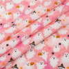 SINGER®  Fabric, 100% Cotton, 44 Inch Wide, Ghosts With Stars On Pink, Cut by the Yard