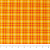 SINGER®  Fabric, 100% Cotton, 44 Inch Wide, Orange Tonal Plaid, Cut by the Yard