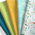 SINGER®  Fabric, 100% Cotton, 18 x 21 Inches, 5 Piece Fat Quarter Bundle, Santa's Village