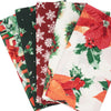 SINGER®  Fabric, 100% Cotton, 18 x 21 Inches, 5 Piece Fat Quarter Bundle