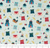 SINGER® Fabrics, 100% Cotton, Christmas Collection, Houses and Letters
