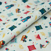 SINGER® Fabrics, 100% Cotton, Christmas Collection, Houses and Letters