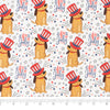SINGER® Fabric, 100% Cotton, Festive Dogs In Hats, Cut by the Yard