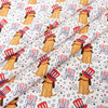 SINGER® Fabric, 100% Cotton, Festive Dogs In Hats, Cut by the Yard